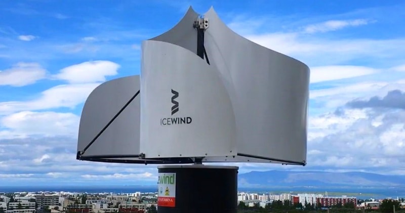 Innovative Wind Turbine With Sideways Blades Which Can Withstand ...