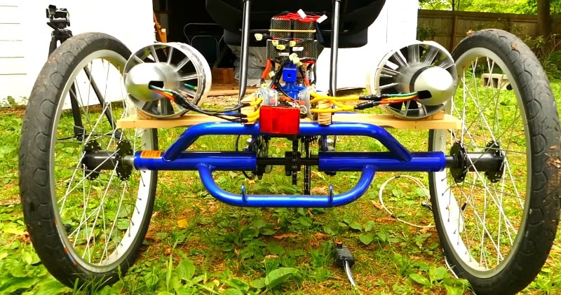 homemade three wheel bicycle