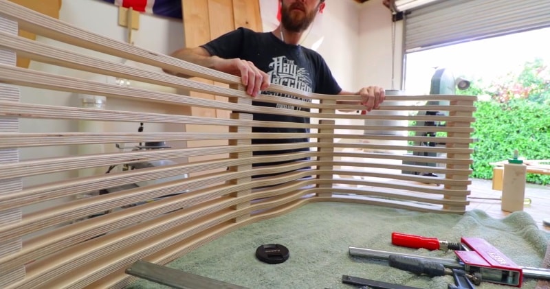 Building A Modern Rocking Chair From One Sheet Of Plywood