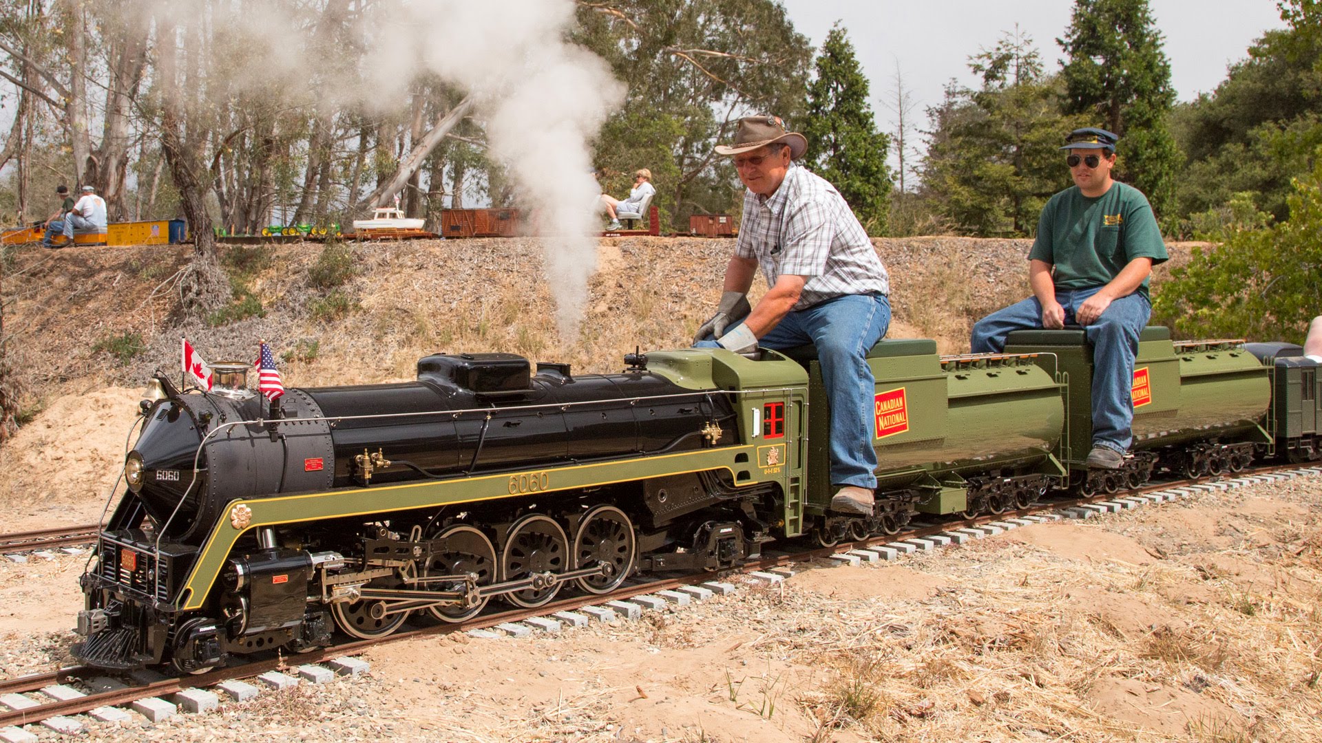 scale steam locomotive