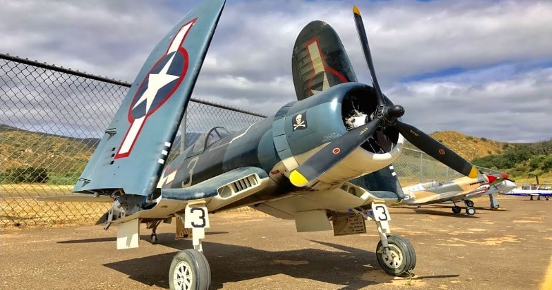 rc f4u corsair with radial engine