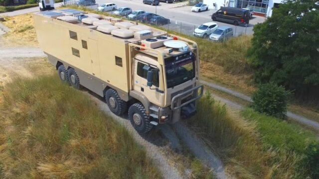 8X8 UNICAT Expedition Vehicle IN95 MAN TGA