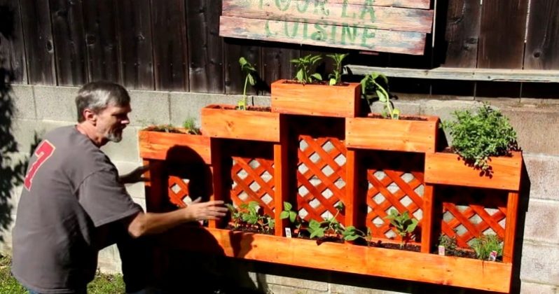 Easy DIY Herb Garden – You Can Make This Planter In An Afternoon
