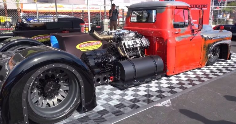 1958 Chevrolet Viking 40 Farm Truck “Demented” Street Truck Mid-Engine