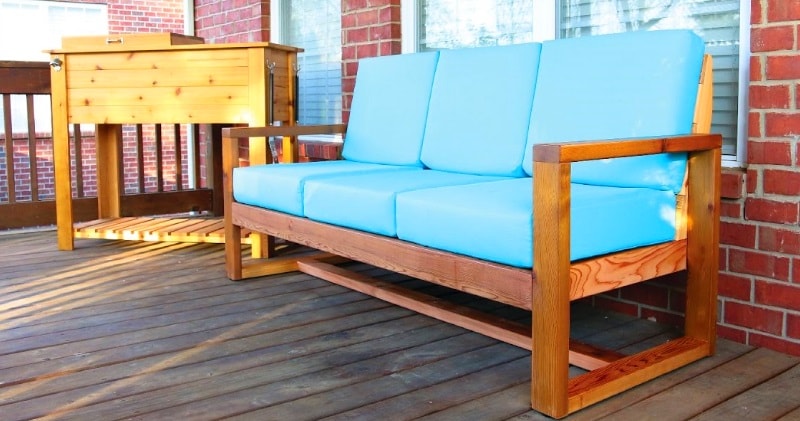 How To Build A Diy Modern Outdoor Sofa With Minimal Tools - How To Make Your Own Patio Set