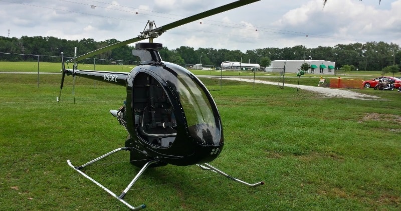 Single Seat Mosquito XET Turbine Helicopter Walkaround & Flight.