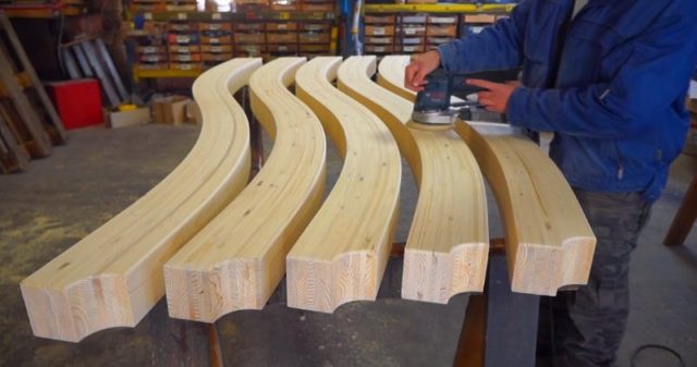 Woodworking Techniques - Making Wooden Curved Beams