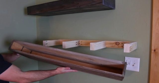 DIY Wood Floating Shelves - How to Make Floating Shelves