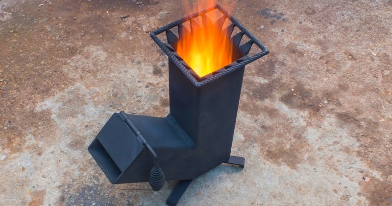 building a rocket stove