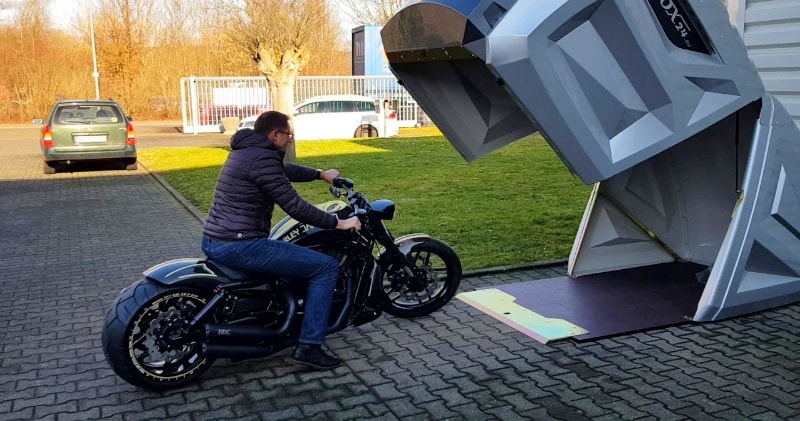 The bikeBOX24 XL a New Generation Of Motorcycle Garages