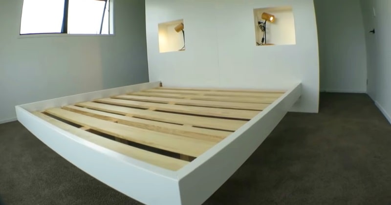 Making a Floating Bed With Built In Drawers