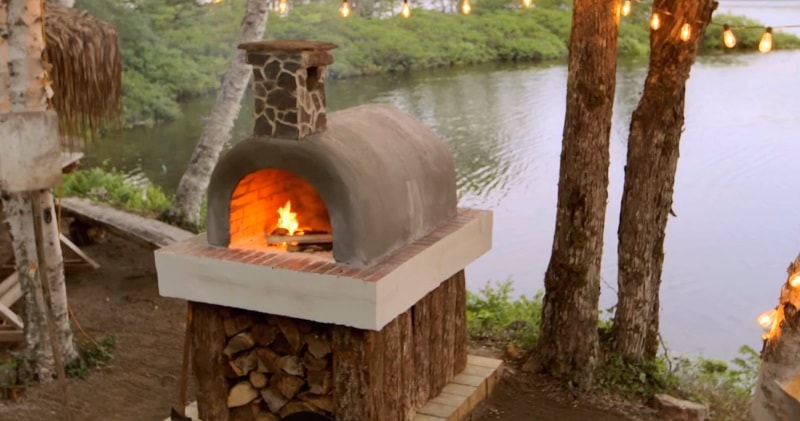 Diy Outdoor Barrel Vault Wood Fired Brick Bread Oven