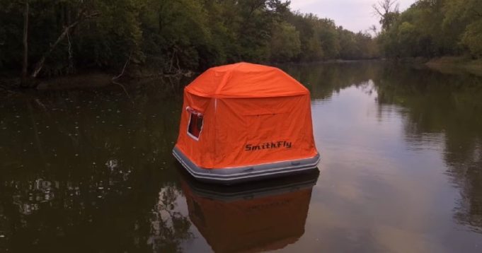 water shade floating tent