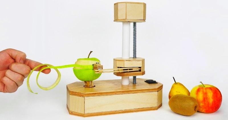 diy apple peeler