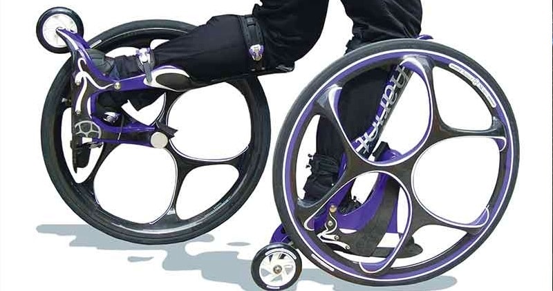 Carbon Fiber Bicycle Wheels That Attach To Your Feet - The Chariot Skates