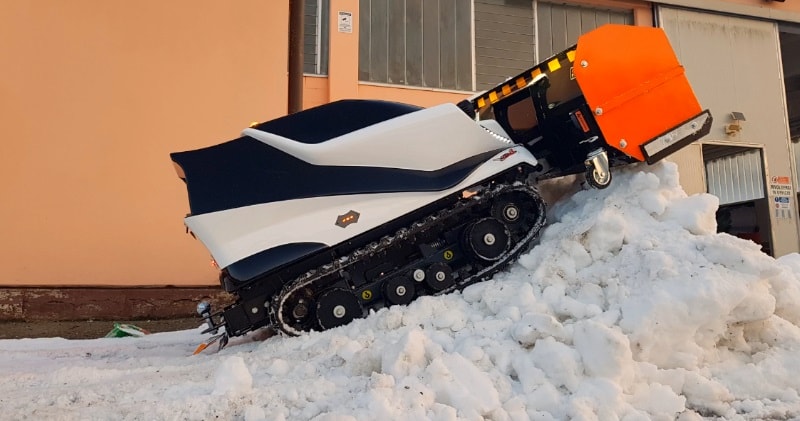 remote control snow plow robot