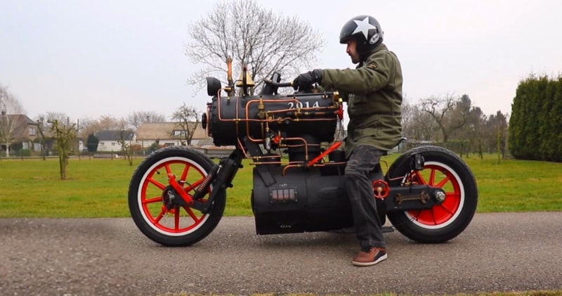 steam powered bike