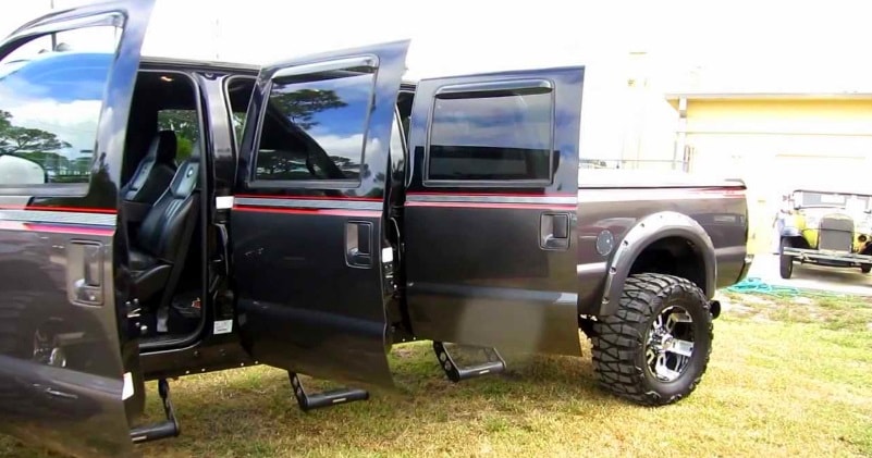 A Custom Build Ford F350 Harley Davidson With 6 Doors