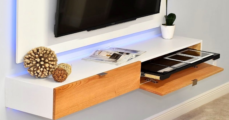 How To Make/DIY A Floating Entertainment Center
