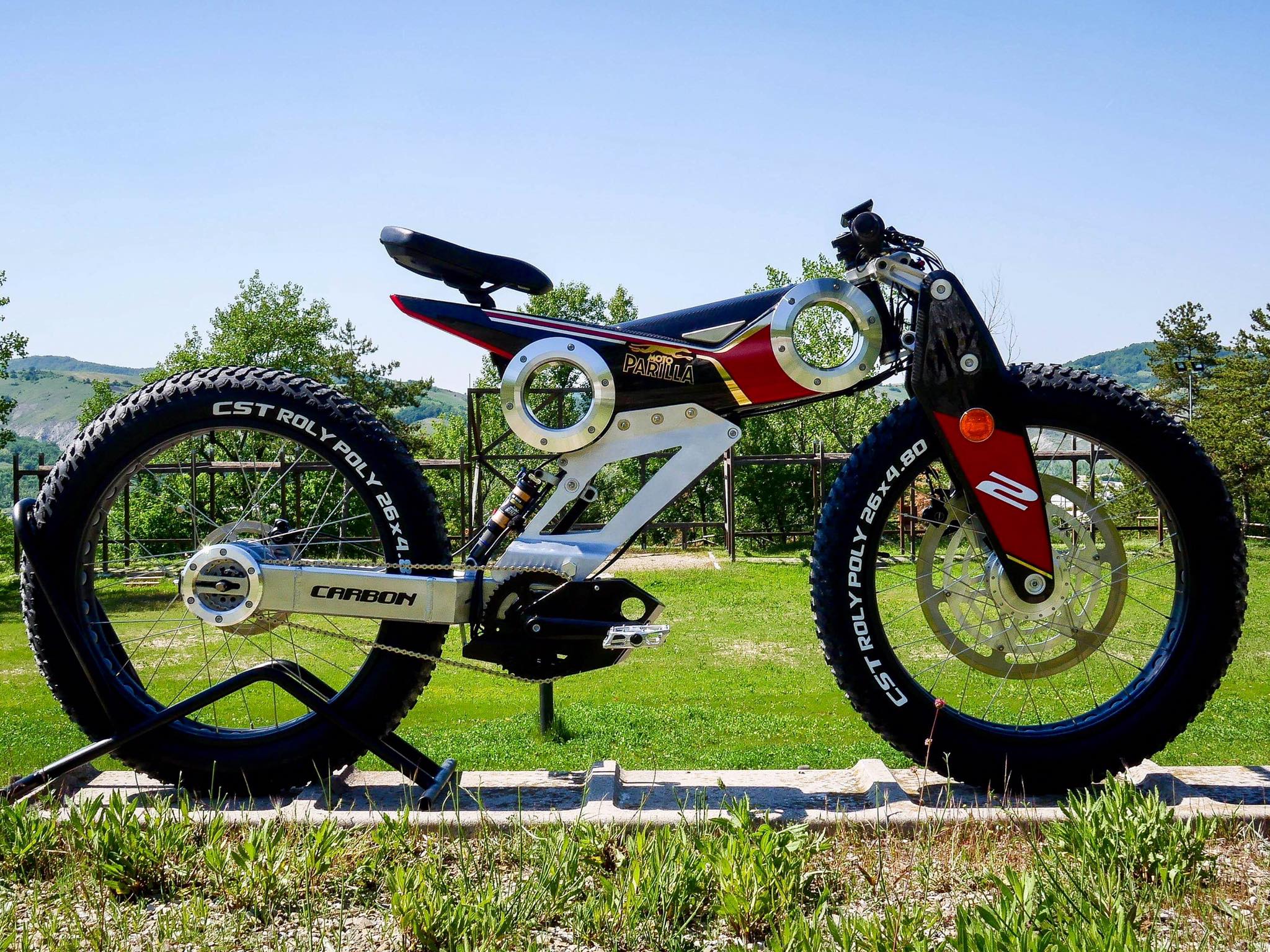 Moto Parilla Carbonsuv All Terrain Electric Fat Bike