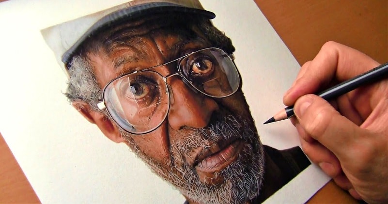 Hyperrealistic Drawing Made with Colored Pencils - Time ...