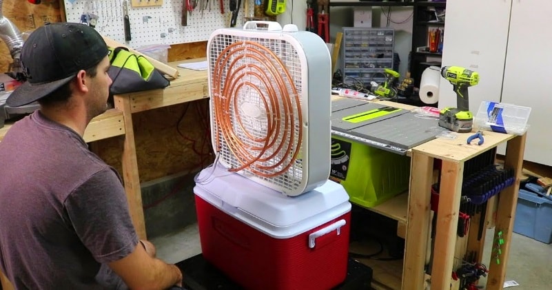 DIY/Homemade Air Conditioner – Using a Cooler & Box Fan - VIRAL ZONE 24