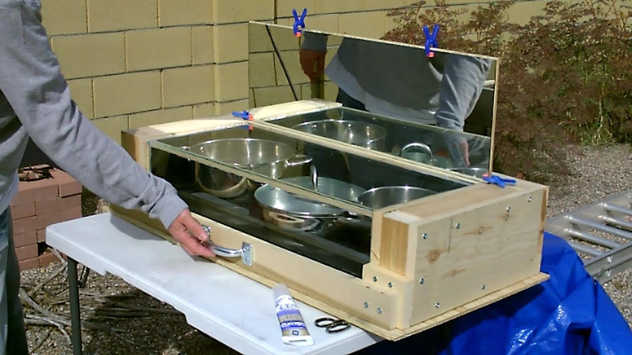 DIY Advanced Solar Oven! Fully Insulated "No Turn" Solar ...