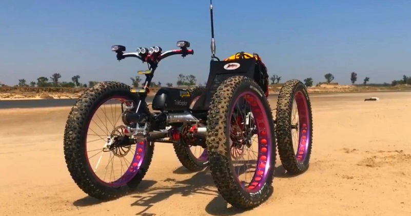 fat tire 4 wheel bike