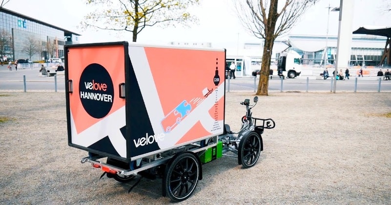 velove armadillo electric cargo bike