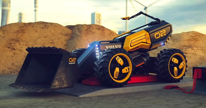 Volvo concept wheel loader hot sale zeux