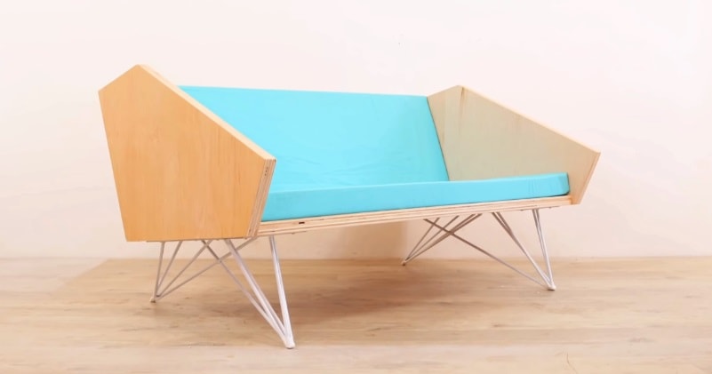 Diy How To Make A Modern Sofa With Plywood Steel Legs