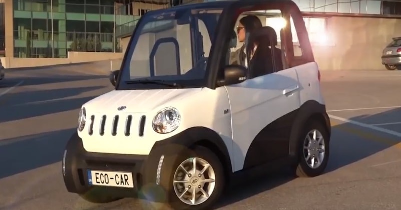 two seater electric car with remote