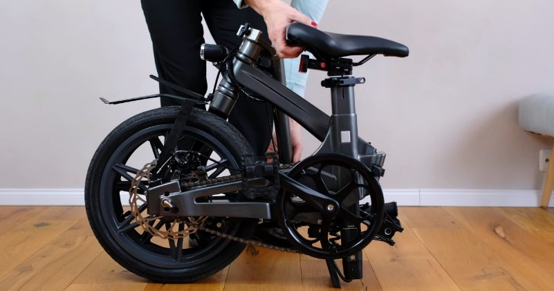 lightest electric folding bike
