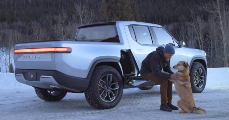 The Rivian R1T All-Electric Pickup Truck