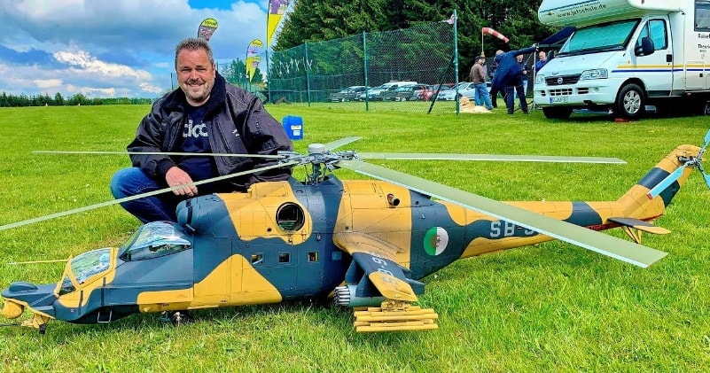 A Giant RC Scale Model MI-24 Superhind Turbine Powered Helicopter ...