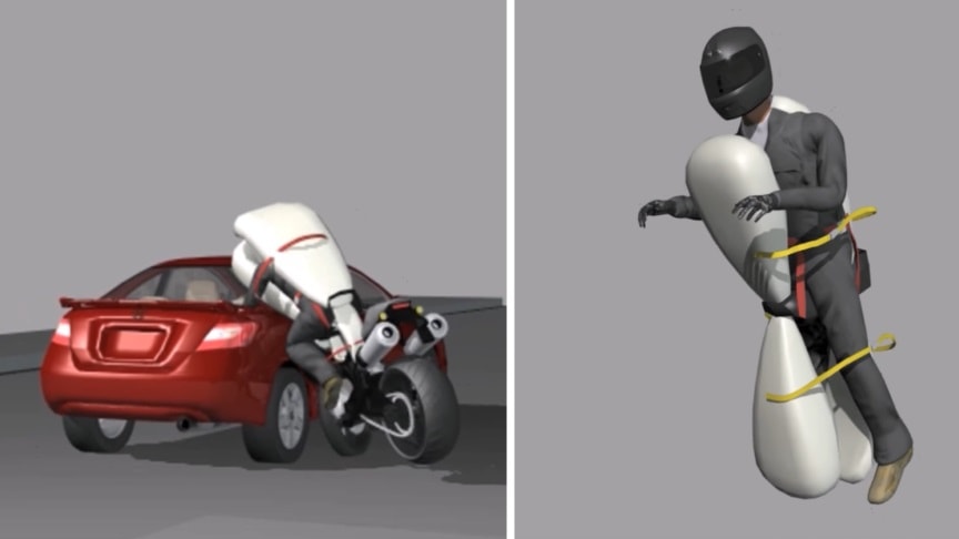 Ejection seat with airbag promises to enhance motorcycle safety