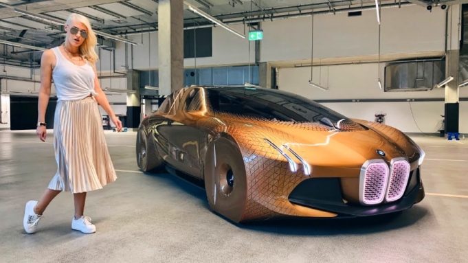 The BMW Vision Next 100 With A Reptile Looking Skin That Moves