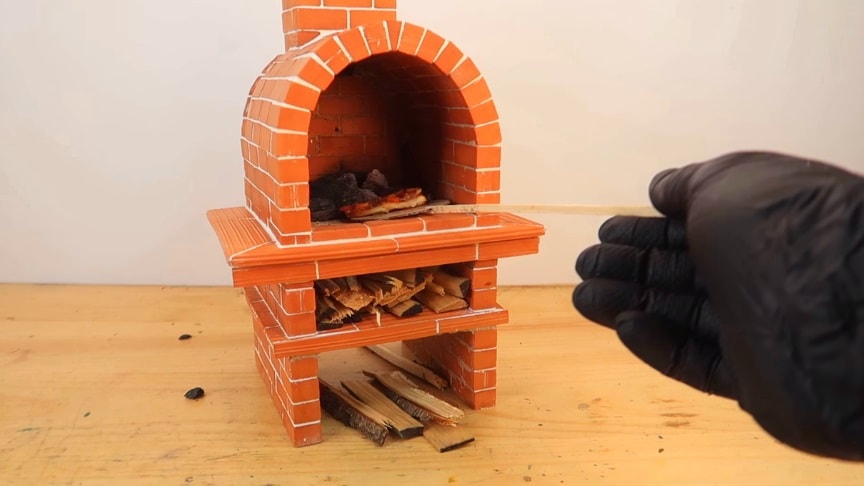 diy mini fireplace