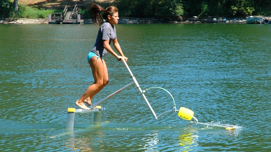 water bicycle hydrofoil