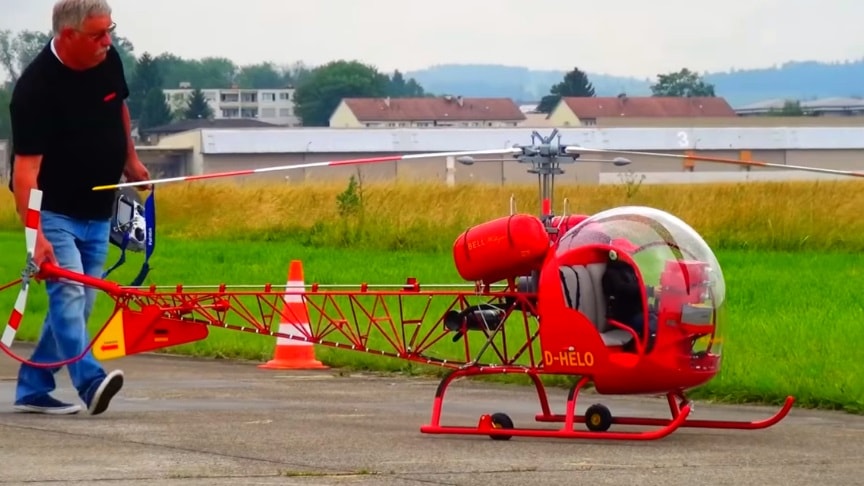 bell 47 rc helicopter