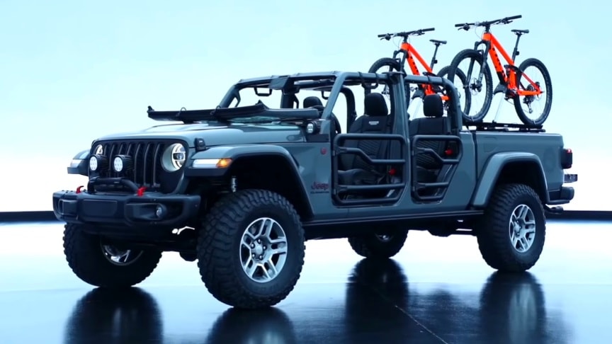 mopar tube doors for jeep gladiator