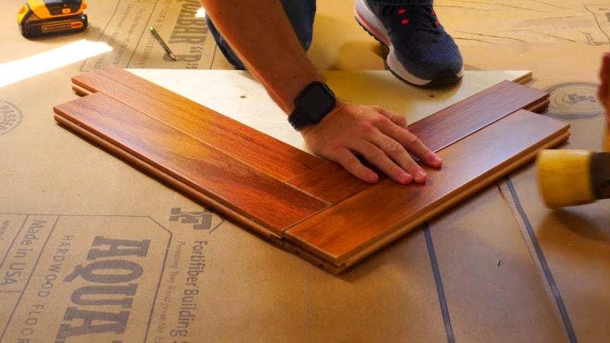 Diy How To Install A Herringbone Wood Floor