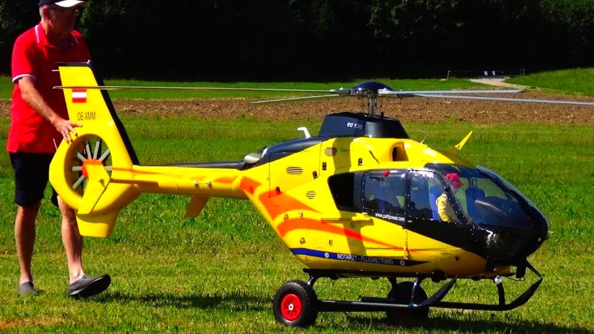 large scale rc turbine helicopters