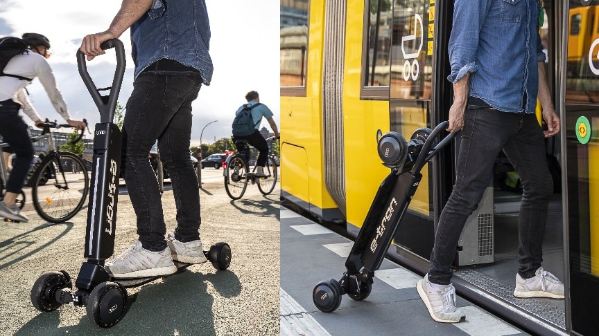 audi e tron scooter