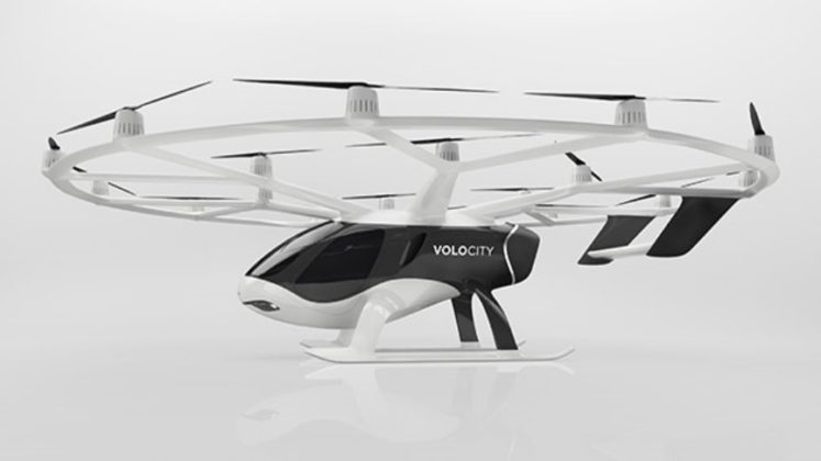 The Volocopter VoloCity – A 18 Rotor Electric Air Taxi For Two People ...