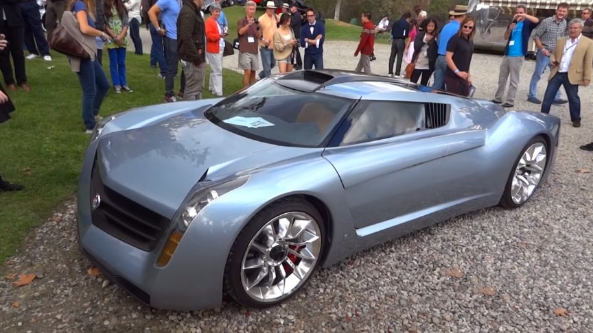 The EcoJet, A Jet Engine-Powered Concept Car Designed To Run On Biodiesel Fuel