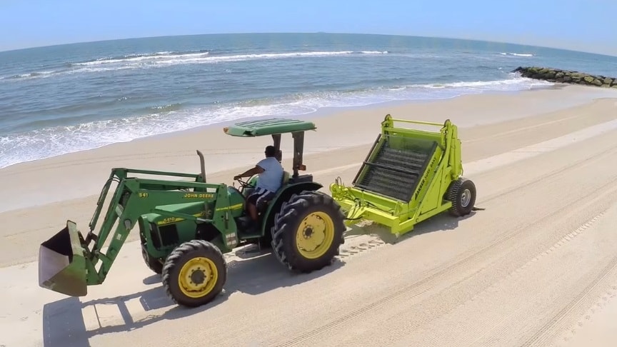 The Barber SURF RAKE 600HD Beach Cleaning Machine - VIRAL ZONE 24