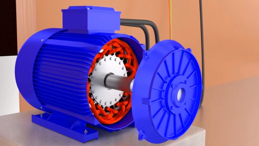 How Does An Induction Motor Work -3D Animation