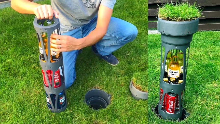 underground beer cooler