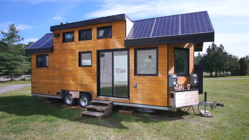 Super High Tech Off-Grid Tiny House for Sustainable Living – Net Zero